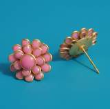 4 Pcs 20X20mm Double Layer PACCHI EARRING