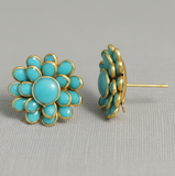 4 Pcs 20X20mm Double Layer PACCHI EARRING