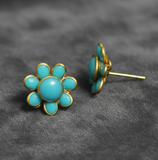 4 Pcs Pacchi Earring 14X14 MM