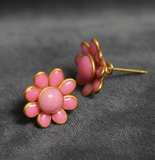 4 Pcs Pacchi Earring 14X14 MM