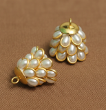 4 Pcs Pacchi Jhumka 14x17 mm