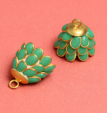 4 Pcs Pacchi Jhumka 14x17 mm