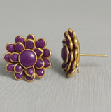 4 Pcs 20X20mm Double Layer PACCHI EARRING