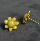 4 Pcs Pacchi Earring 14X14 MM