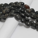 Tumble Black Onyx Stone Beads 17-13 mm_KTSB-24
