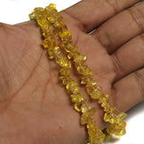 Glass Chips Strings Yellow