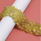 Glass Chips Strings Yellow
