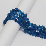 Glass Chips Strings Blue