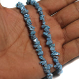 Glass Chips Strings Turquoise