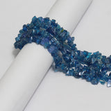 Glass Chips Strings Blue