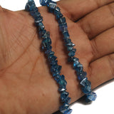 Glass Chips Strings Blue