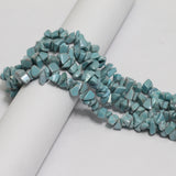 Glass Chips Strings Turquoise