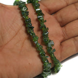 Glass Chips Strings Green
