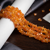 Glass Chips Strings Orange