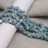 Glass Chips Strings Turquoise