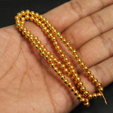 Brass Round Golden Beads