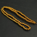 6mm Brass Round Gold Beads