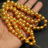 Brass Round Golden Beads