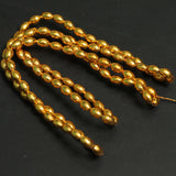 5mm Brass Oval Gold Beads
