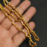 3mm Brass Chorsi Gold Beads