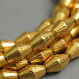 5mm Brass Oval Gold Beads