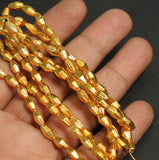 5mm Brass Pabdi Gold Beads