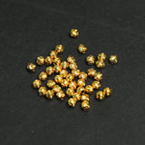 3mm Brass S Cut Gold Beads