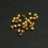 4mm Brass S Cut Gold Beads