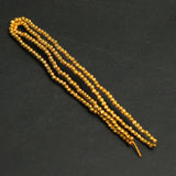 2.5mm Brass C Cut Gold Beads