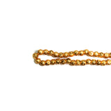 4mm Brass Single Bindi Gold Beads