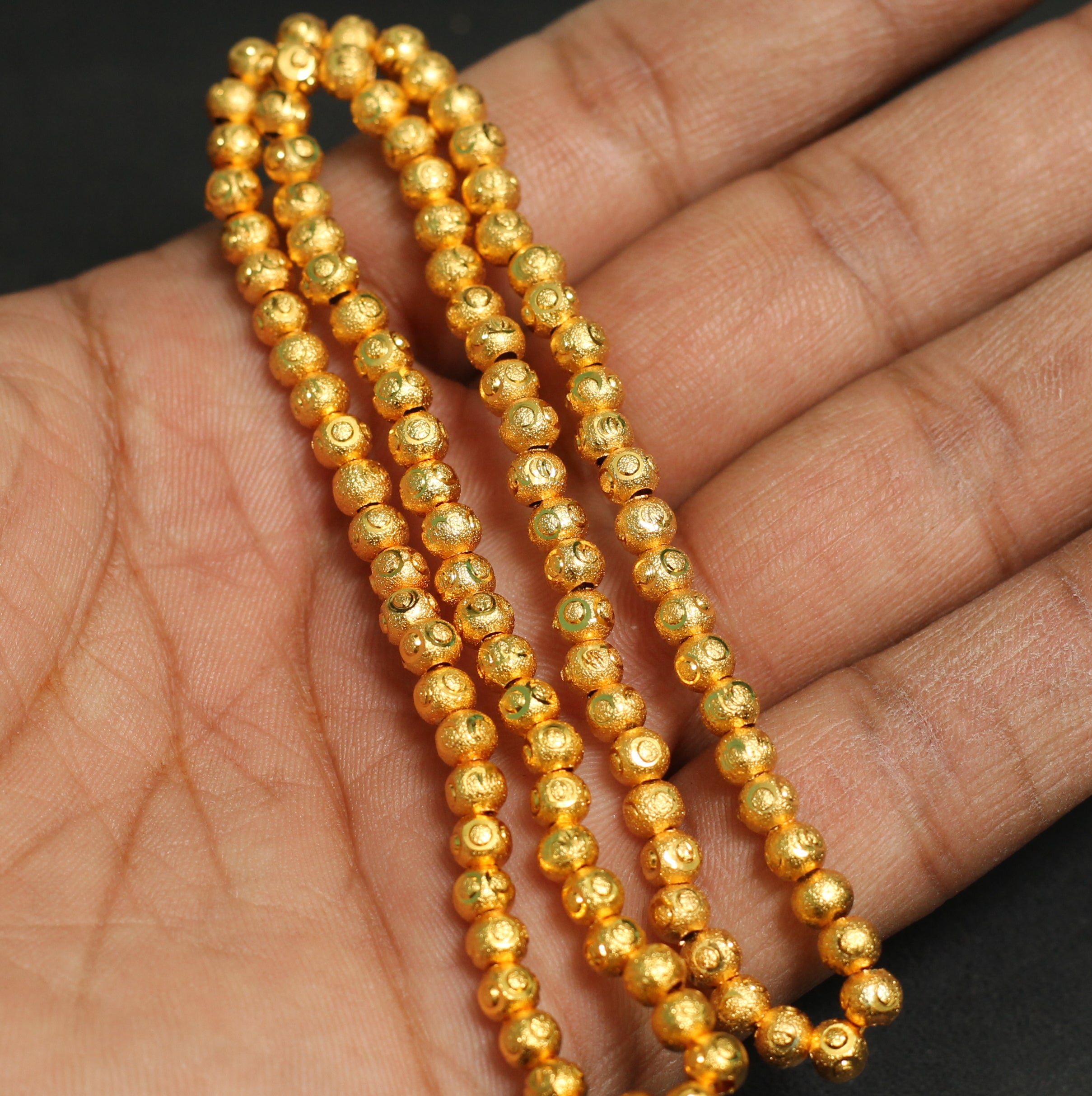 Latest Ball Chain Set in Gold C0003 | Pure Gold Jeweller