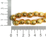 10mm Brass Single Bindi Gold Beads