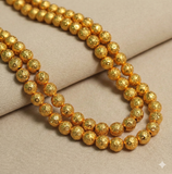 6mm Brass 3 Bindi Golden Beads