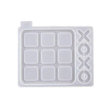 130X100MM Silicone Tic Tac-Toe Resin Mold
