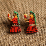 20 Pcs Wooden Colored Rani Beads