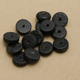 100Gm Donut Antique Wooden Beads, Size 14x4mm