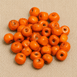 200 Pcs, 5x7mm Colored Wooden Beads Round