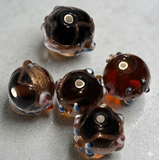 20 Wedding Cake Round Beads 12mm