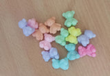 18x15mm Multicolor Teddy Bear Acrylic Beads