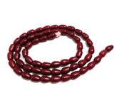 1 String, 6x4mm, Jaipuri Beads Drop