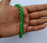 9 Strings 10x6mm Fire Polish Beads Green