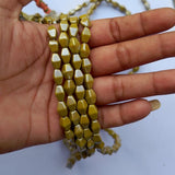 12 Strings 10x5mm Fire Polish Glass Beads Olive