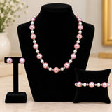 Blush Pink Pearl Jewellery Set