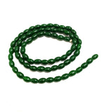 1 String, 3mm Jaipuri Beads Red Oval