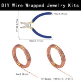 Aluminum Wire and Side-Cutting Pliers Wire Wrapped Jewellery Kits
