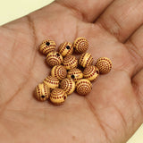 7mm Round Brown  Beads