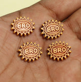 18x14mm Bro Brown  Beads