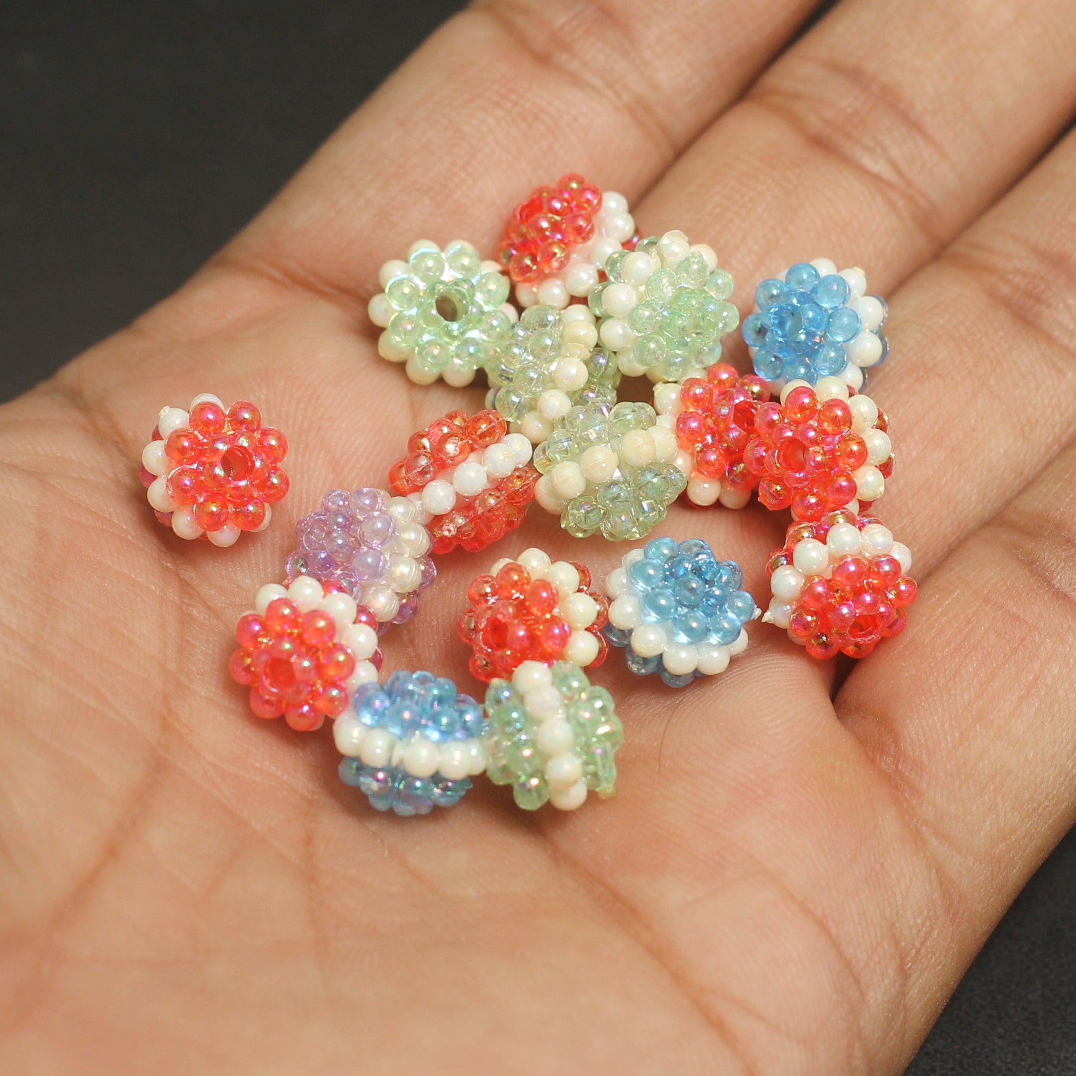 10mm Round Acrylic Beads