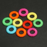 16x3mm Ring Acrylic Beads