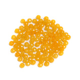 100 Gm, 4mm Acrylic Faceted Rondelle Beads